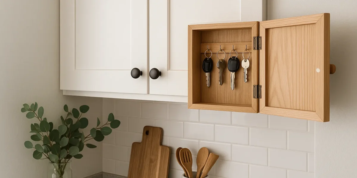 Hidden Key Cabinet in the Kitchen