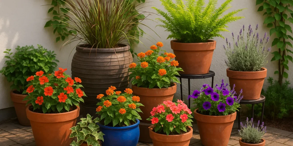 How to Arrange Garden Pots Garden Designs