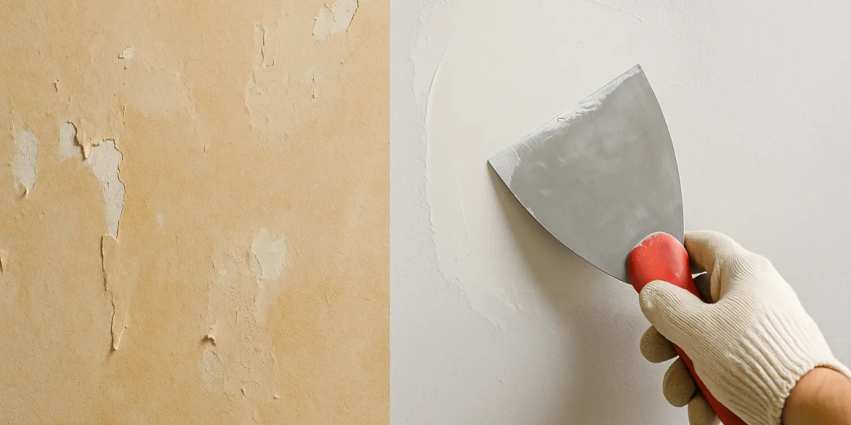 Repair Drywall After Removing Wallpaper